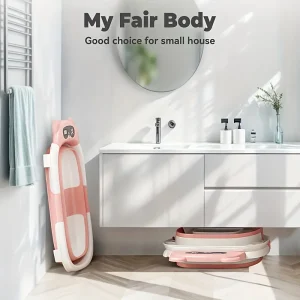 Foldable Baby Bath Set with Temperature Monitor