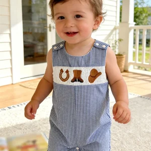 New Baby Boy Romper