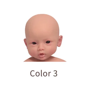 47cm Lifelike Full Silicone Reborn Baby Doll 3.2KG Soft Body Newborn Gift for Girls Collectible